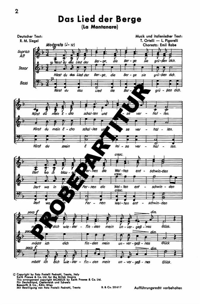 Das Lied der Berge